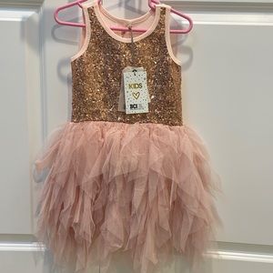 Little girls sequin/tulle dress